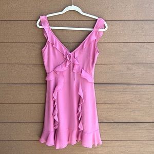 Pink Ruffle Dress Size S